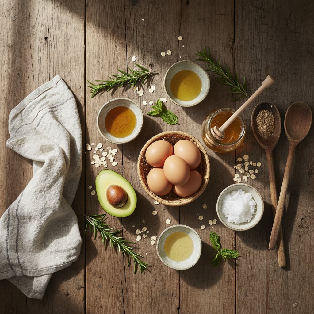 Diy Haarmasken aus der Küche: 3 einfache Rezepte für jeden Haartyp